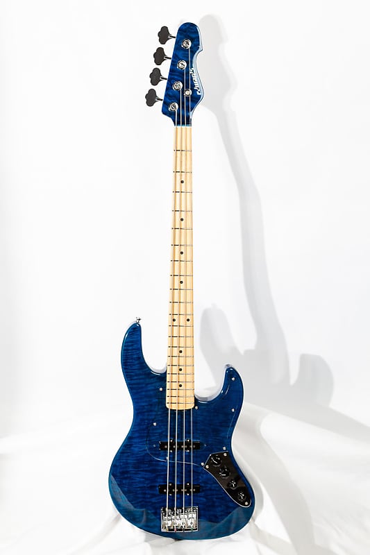ESP Edwards E-AM-150QM Jazz Bass - Stunning Quilt Maple