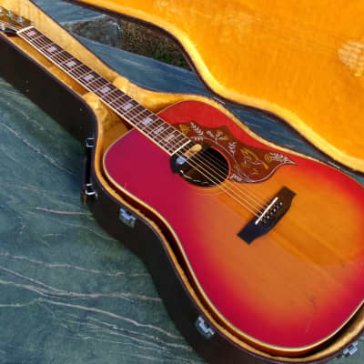 VINTAGE! Japan Made 1970's Gibson Hummingbird Replica Made in