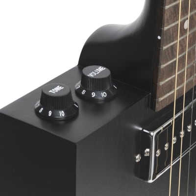 JN Guitars Acoustic Electric 4-String Resonator Cigar Box Guitar w/ Gig Bag image 8
