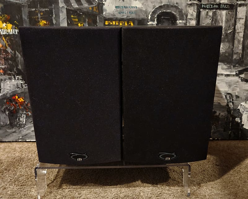 KEF KEF Audio Q15 Main / Stereo Speakers (pair) 90s  - Black wood  			