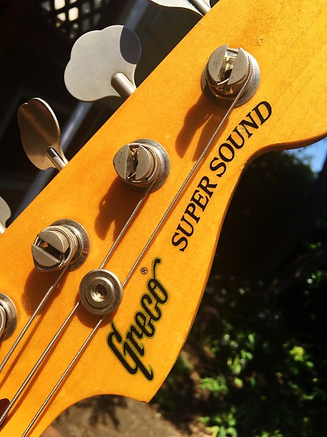 【絶品】 Greco 1980 Super Black/Maple Bass, Precision PB-600 Sound ベース