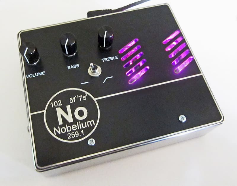 Nobelium Bass Preamp (Noble Preamp clone) 2024 - Black Nobelium Bass Preamp (Noble Preamp clone) 2024 - Black
