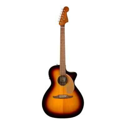 Fender Newporter Player 6-String Acoustic Guitar (Right-Hand, Sunburst) image 1