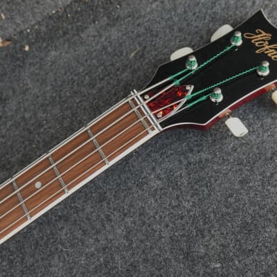Hofner HCT-500/1-SB Contemporary Beatle Bass Custom with Tortoiseshell Pickguard & German Control Plate image 10