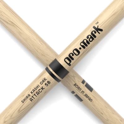 Promark Classic Attack Shira Kashi™ Oak 5B Wood Tip Drumstick image 9