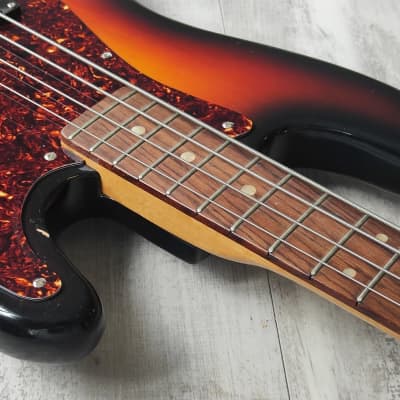 1970's Unknown Japanese Precision Bass w/Humbucker (Sunburst) image 5