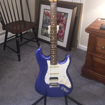 Fender American Standard Stratocaster HSS Shawbucker with Rosewood Fretboard 2013 - 2015 - Ocean Blue Metallic image 1