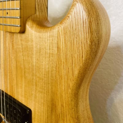 Electra Phoenix X110N Double Cut Ash Body Maple Neck Fretboard Matsumoku Japan 1983 - Natural image 10
