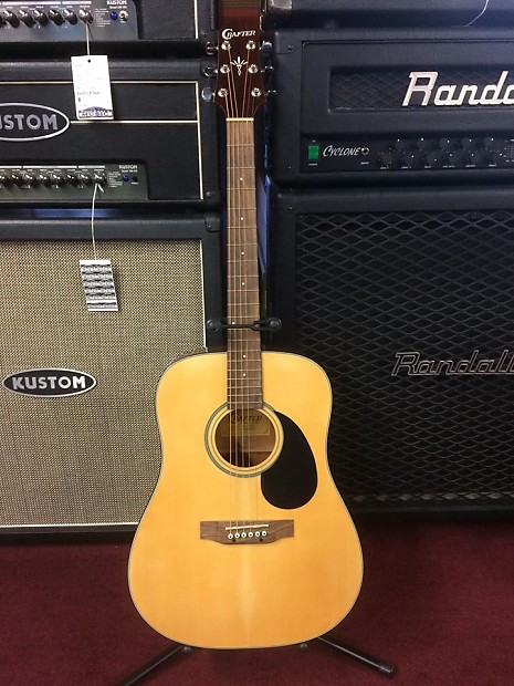 Crafter HD-24/NT Natural Gloss Acoustic Guitar [ProfRev
