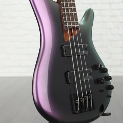 Ibanez SR500E-BAB Bass with Rosewood Fretboard 2023 - Present - Black Aurora Gloss with Ibanez Case image 3