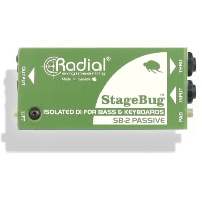Radial StageBug SB-2 Single Channel Passive Instrument DI Direct Box image 1