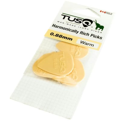 Graph Tech TUSQ Standard Pick, .88mm Vintage Cream, 6-pack!  # PQP-0088-V6 image 2
