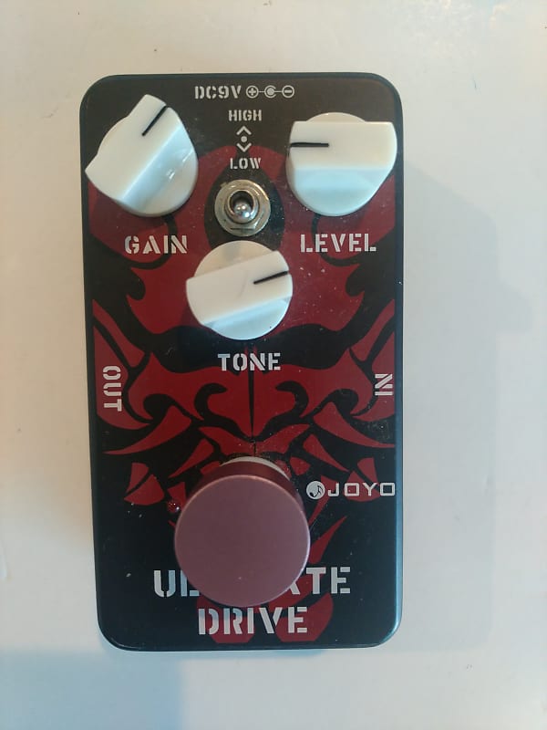 Joyo Ultimate Drive - Overdrive Pedal - Black and Red image 1