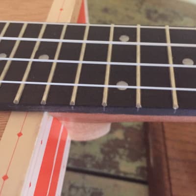Taconic Cigar Box Guitar Concert Ukulele - Catch 22 Toro - Acoustic/Electric - PreAmp - Video image 8