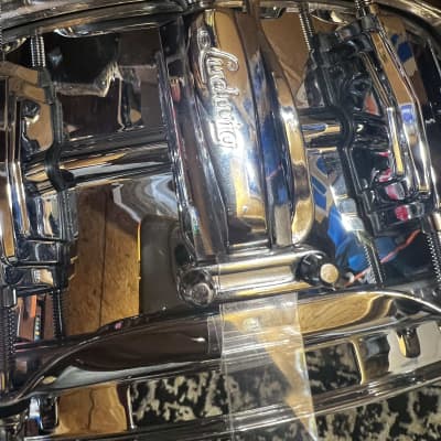 Ludwig LM400B Supraphonic 5x14" 10-Lug Aluminum Snare Drum - Chrome-Plated image 3