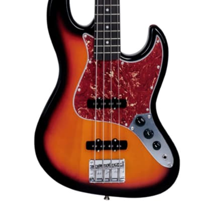 Tagima TW Series TW-73 J Style Electric Bass - Sunburst image 1