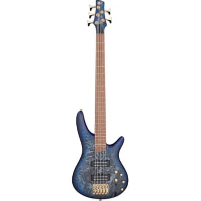 Ibanez IBANEZ SR305EDX-CZM Soundgear 5-saitiger E-Bass, cosmic blue frozen matte for sale