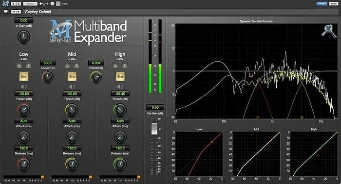 Metric Halo MH MultibandExpander v4 Download Plugin Software  			