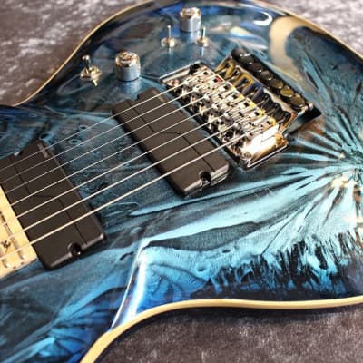 G-Life Guitars G-Phoenix Custom Ⅶ Stardust Blue Moon [7 string][Made in Japan][IKE011] image 6