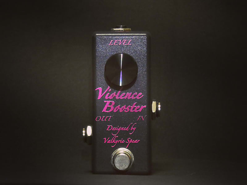 Valkyrie Spear - Violence Booster MK II / Boost Pedal with vintage parts /  More powerful and glossy sound / Effects Pedals