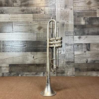 1929 C.G. Conn 58B Silver Plated Trumpet image 3