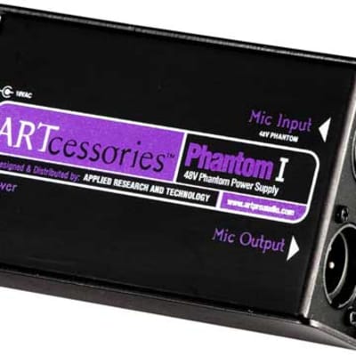 ART Phantom1 48V Phantom Power Supply For Condenser Microphones image 1