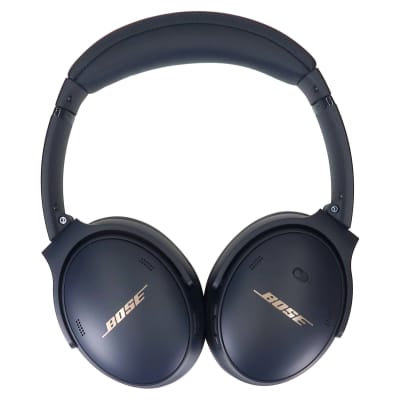 Bose QuietComfort 45 Noise-Canceling Wireless Over-Ear Headphones (Limited Edition, Midnight Blue) + JBL T110 in Ear Headphones Black image 3