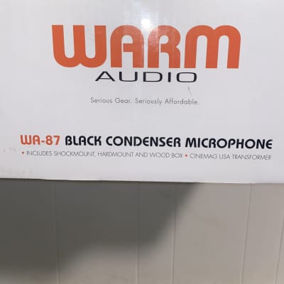 Warm Audio WA-87 Large Diaphragm Multipattern Condenser Microphone 2019 - 2020 Black image 2
