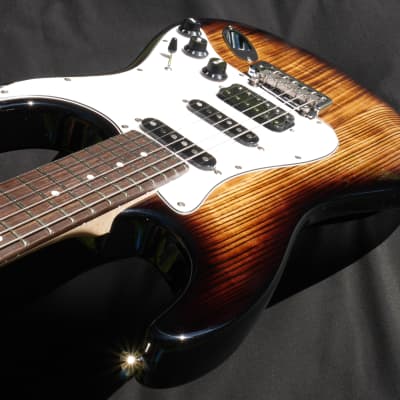 Immagine Bacchus G Studio Burnt Ash Black Hand Made Japan Craft Series Stratocaster Strat Type - 2