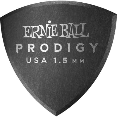 Ernie Ball 9332 Prodigy Large Shield Pick, 1.5mm, 6 Pack image 1