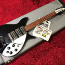 Good Rickenbacker 325V63 Electric Guitar 2000 Beatles John Lennon Hard Case Black Used in Japan