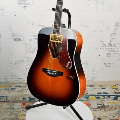 New Gretsch® G5031FT Rancher Fideli'Tron Dreadnought Acoustic Electric Guitar Sunburst image 4
