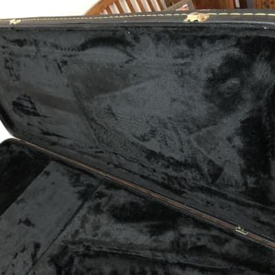 Black Hardshell Case With Keys For V-Shaped Bass Guitar image 5