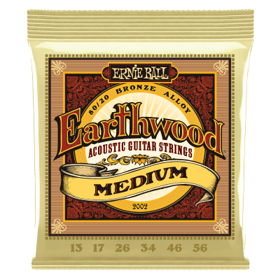 Ernie Ball Earthwood Medium 80/20 Bronze Acoustic Guitar Strings image 1