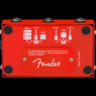 Fender 2-Switch ABY Pedal Red image 4