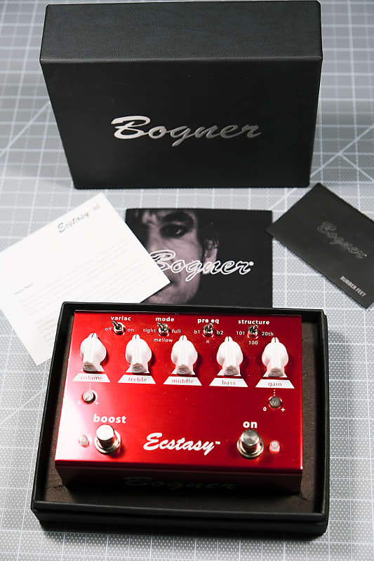 Bogner Red Ecstasy OverDrive Full Size version Excellent Condition Like NIB image 1
