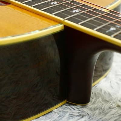 Rare Yamaha ALL Solid body LL-23J Acoustic Guitar Ebony