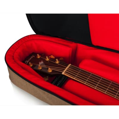 Gator Transit Series Acoustic Guitar Gig Bag, Tan image 7