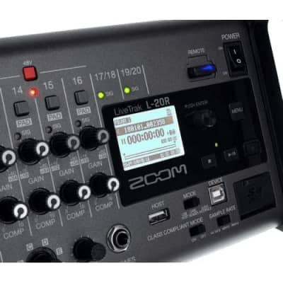 Zoom L-20R Mixer digitale 20 canali, recorder image 3