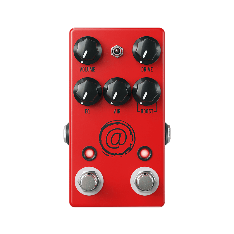 【美品】JHS Pedals The AT+ Black Edition JHS AT (Andy Timmons) Drive Pedal - Exclusive Black with Red