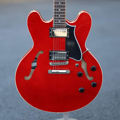 Mint Heritage Standard Series H-535 Semi-Hollow Electric Guitar Trans Cherry image 2