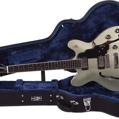 Guild Guitars Starfire IV ST 12-String Semi-Hollow Body Electric Guitar, in Shoreline Mist, Double-Cut w/stop tail, Newark St. Collection, with Hardshell Case image 9