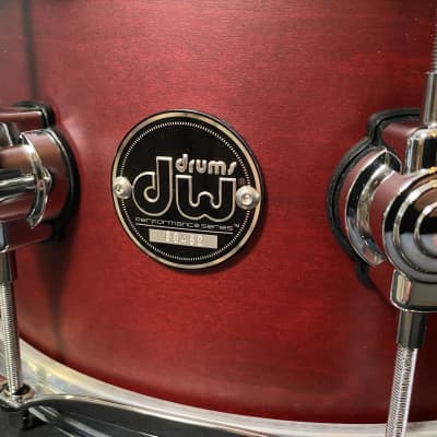 DW 6.5x14” Snare drum Performance series Tobacco Stain image 4