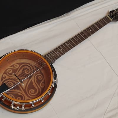 LUNA BGB Celtic 6-string Bluegrass Resonator BANJITAR banjo GUITAR new w/ CASE image 2