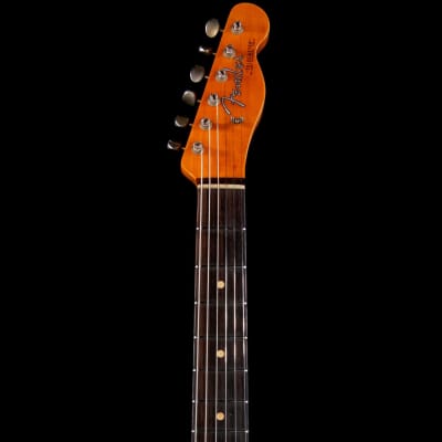Fender Custom Shop 1963 Telecaster Heavy Relic Rosewood Board Black image 7