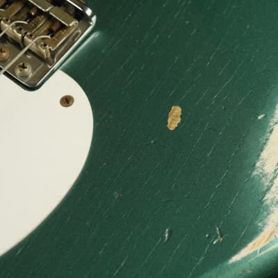 Fender Custom Shop 60th Anniversary 1954 Heavy Relic Stratocaster - Maple Fingerboard - Sherwood Green image 9
