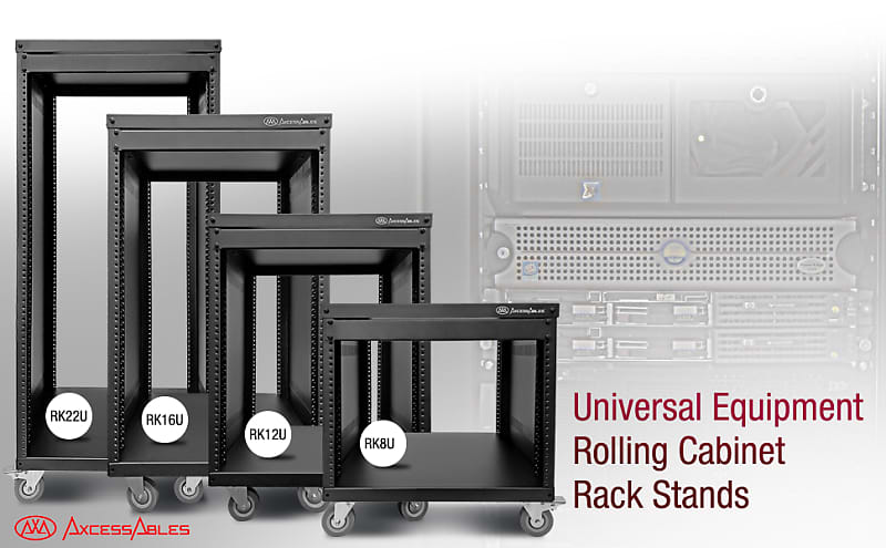 AxcessAbles 3U Locking Rack Drawer