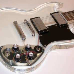 Acrylic sales sg guitar