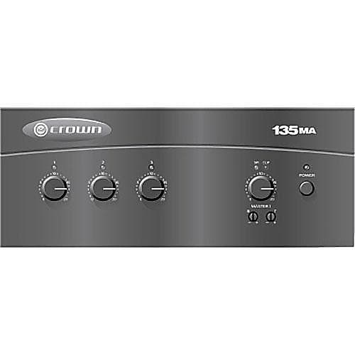 Crown Audio 135MA 3 x 1 35W Commercial Mixer/Amplifier