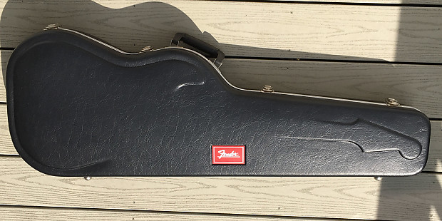 Fender red store label case